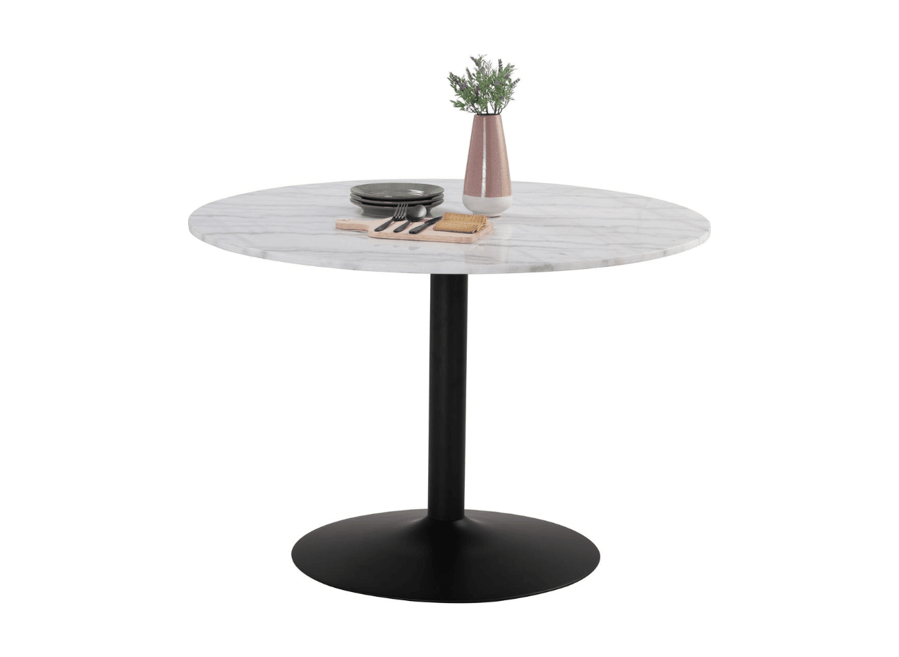 MARM DINING TABLE, 1.1M