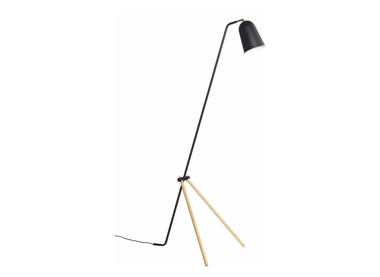 GIRAFFE FLOOR LAMP, BLACK