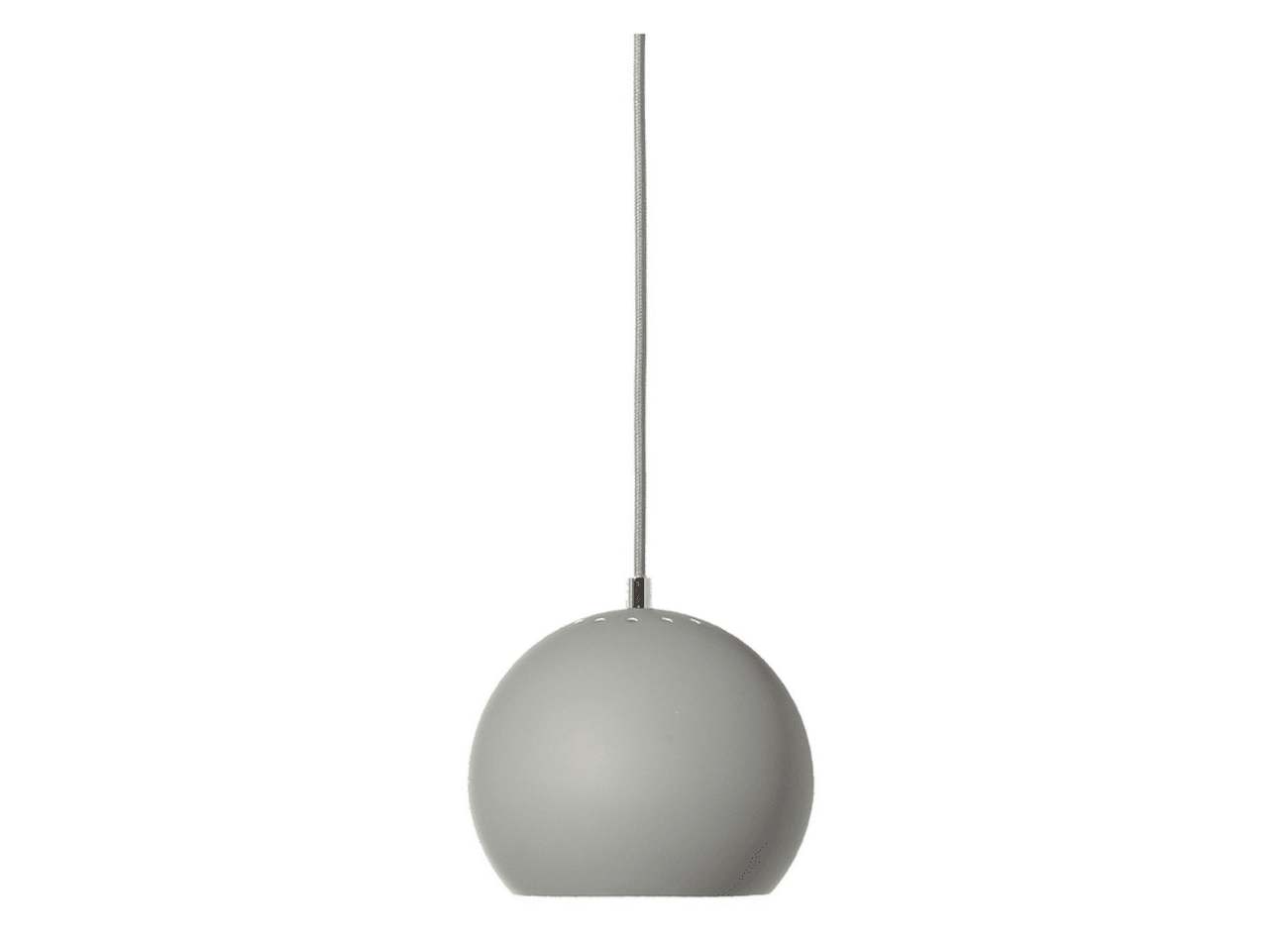 BALL PENDANT LAMP 180Ø, MATT LIGHT GREY