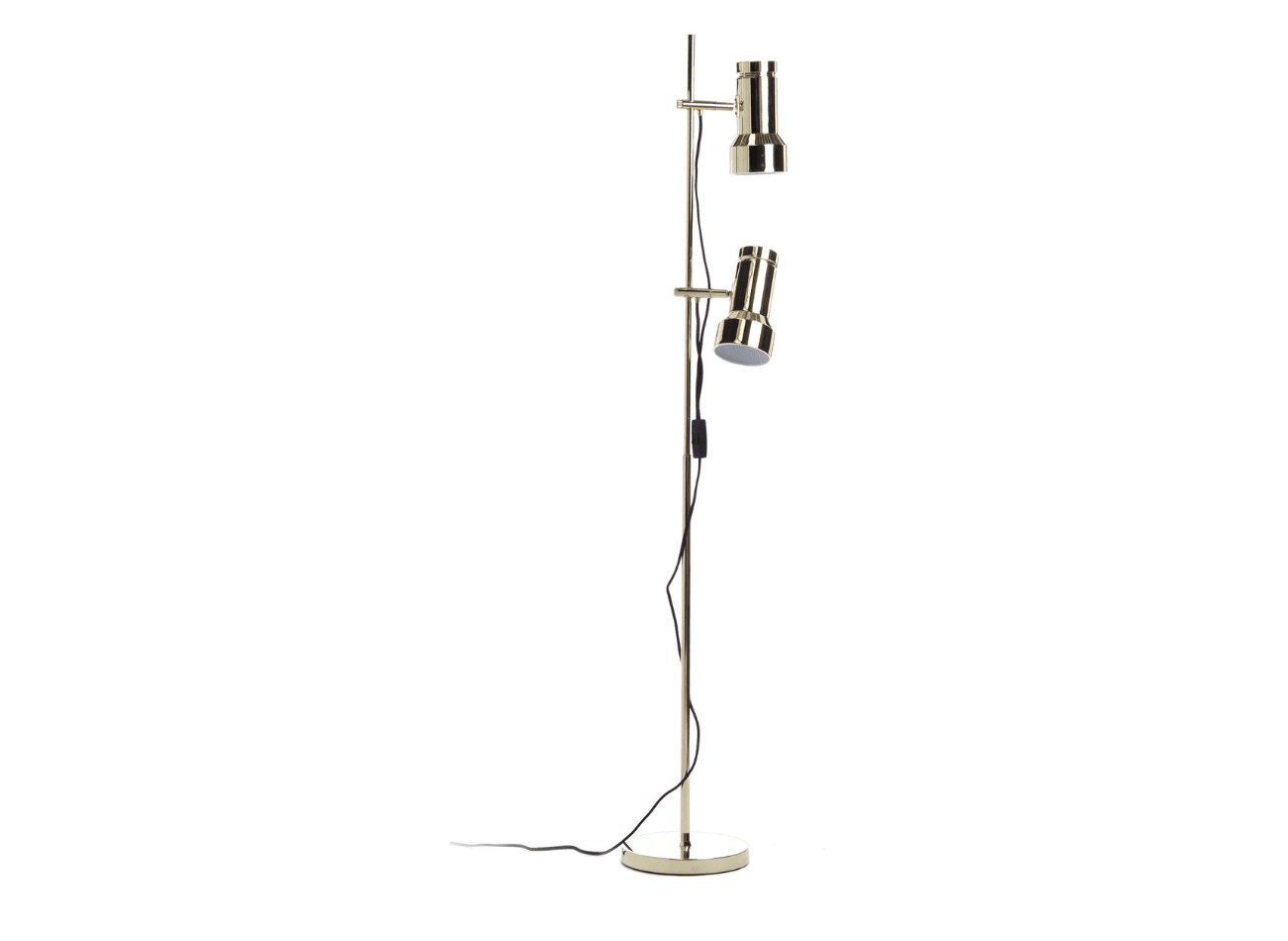 KLASSIK FLOOR LAMP, GLOSSY BRASS