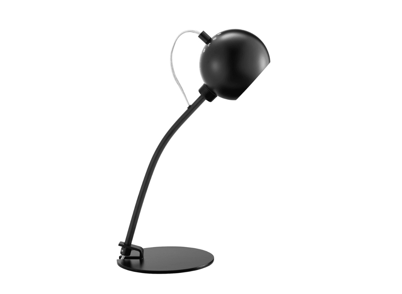 BALL TABLE LAMP, BLACK