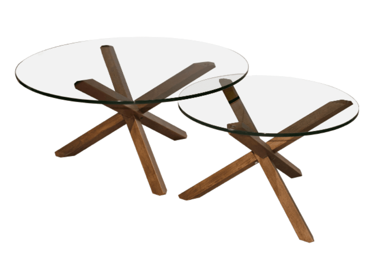 TRIPO ROUND COFFEE TABLE SET